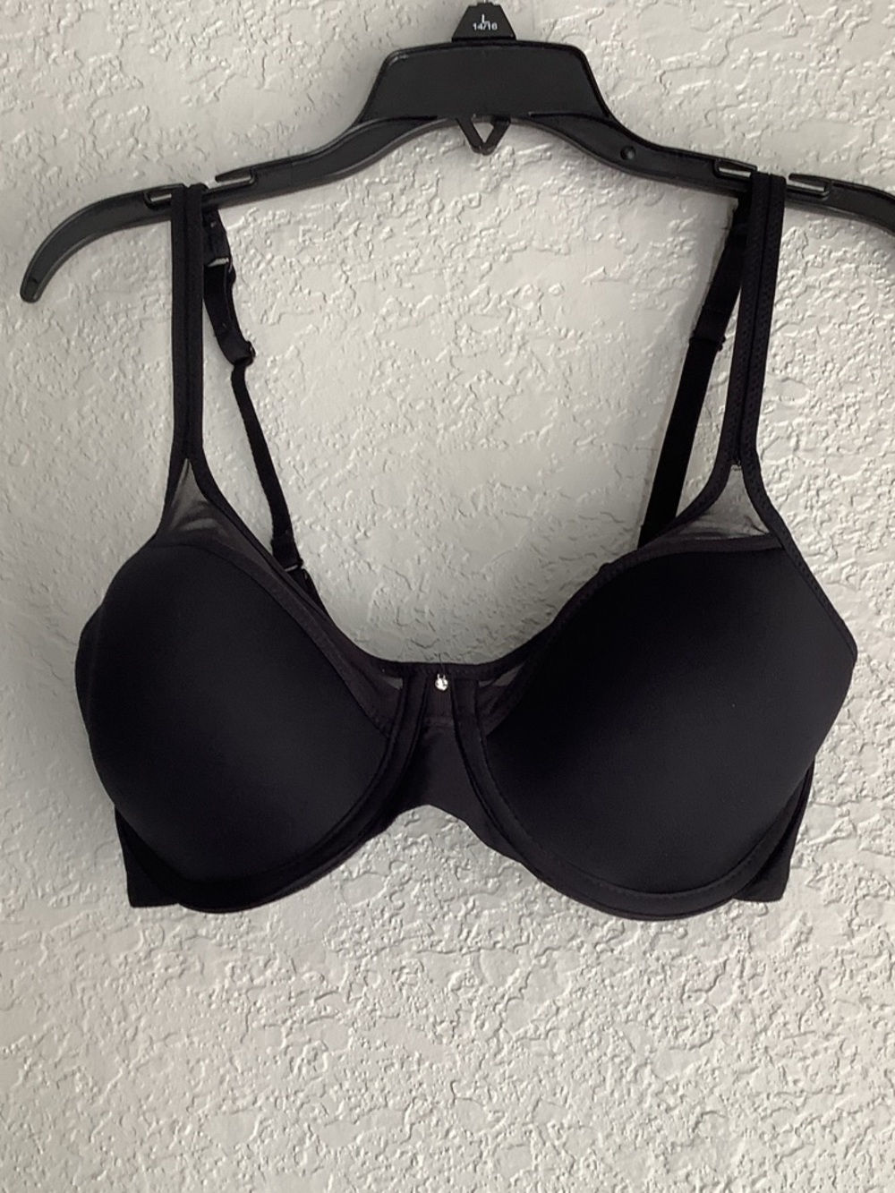 Bali Black Smooth Molded Underwire Bra